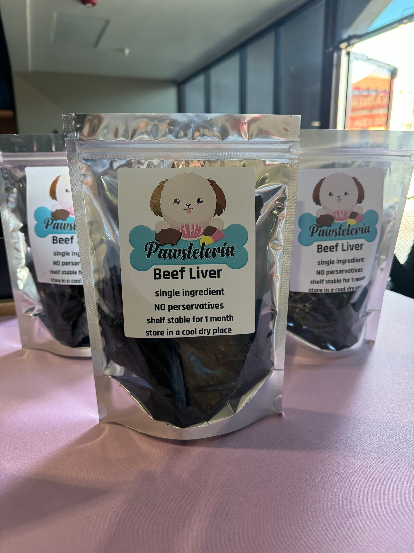 Dehydrated beef liver