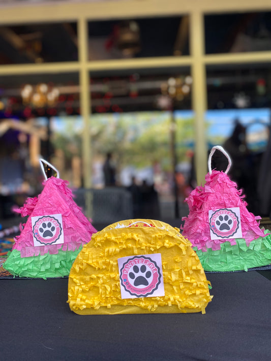 Taco mini piñata and treats